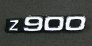 Kawasaki Z900A4 side cover badge