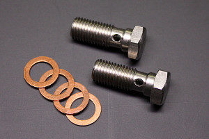 Z1 Stainless Banjo Bolt set