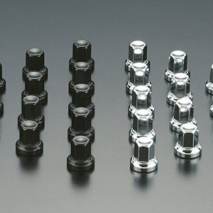 Black Billet Head Nut Set