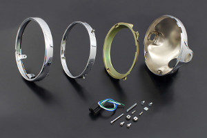 Z1 Headlight assembly  chrome