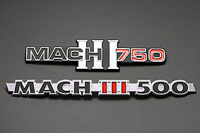 H1 Mach3 500 Side cover Badge black