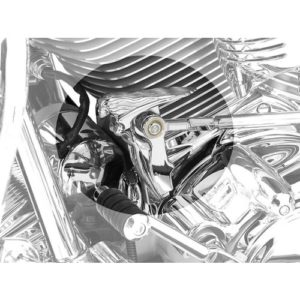 Kuryakyn Silhouette Front Shift Arm Cover K1043 for Harley Davidson