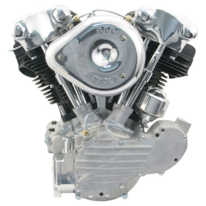 93″ Alternator/Generator Style Knuckle Engine with Natural & Black Finish. S&S