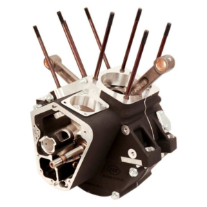 Short Block Assembly with Black Finish. Fits Big Twin 1992-1999.