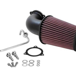 KN Aircharger Air Filter Assembly with Black Finish. Fits Twin Cam 2008-2017 with Throttle-by-Wire & Twin Cam 2006-2017 with Screaming Eagle 58mm Throttle Body Upgrade.