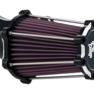 Performance Machine Fast Air, Air Cleaner Kit with Contrast Cut Black Finish. Fits Twin Cam 2008-2017 with Throttle-by-Wire & Twin Cam 2006-2017 with Screaming Eagle 58mm Throttle Body Upgrade.