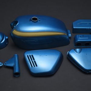 Honda CB750K0 Complete Painted Body Set - Candy Blue