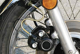 Front Brake Pipe for Rear Mounted Calipers.