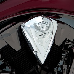 SHow Chrome Accessories, Free Spirit Air Cleaner Cover VT1300