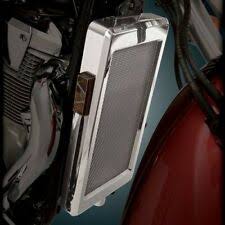 Show Chrome Mesh Radiator Grille - Honda VTX1800.   55-112