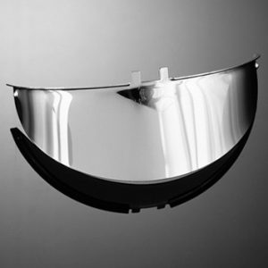 Headlight Visor 7" Chrome Plain