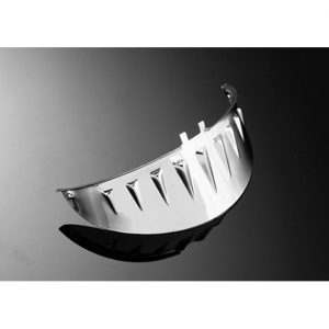 Chrome TECHGLIDE 5 3/4" Headlight/ Driving Light Visor Pair