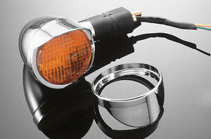 Chrome Turn Signal/indicator Visors Suzuki Intruder Cruisers