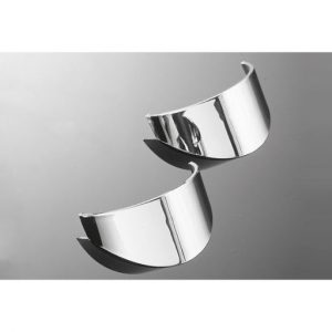 Chrome SMOOTH Turn Signal/Indicator Visors Kawasaki