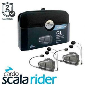 Cardo Scala Rider Q1 Teamset- Bluetooth Motorcycle Intercom