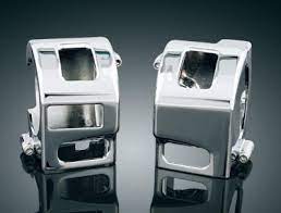 Kuryakyn Handlebar Control Covers Chrome Yamaha