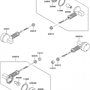 11009-1373 Turn Signal Gasket KLR Etc