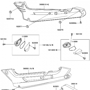 11009-1892 Side Cover Lens Gasket