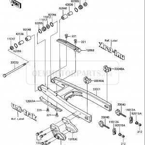 11012-1411 Swing Arm Cap KX80