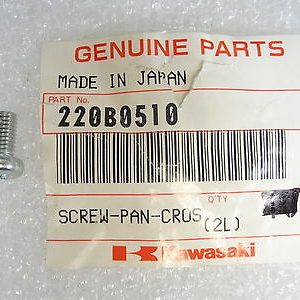 220B0510 Kawasaki KDX420 KX250 KX420 KLR250 KZ1000 KZ1100 KZ650 KZ750 Screw