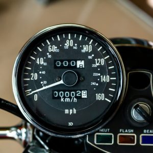 KM / H sticker for Z / KZ mph speedometer