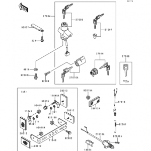 92081-1082 Brake Switch Spring KE175
