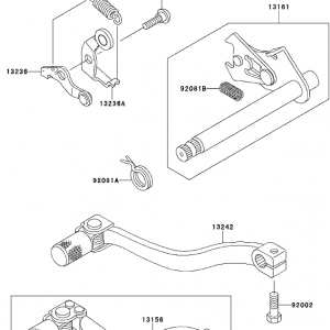 92081-1275 Change Lever Spring