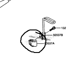 92037-1376 CLAMP,CABLE KDX200/250