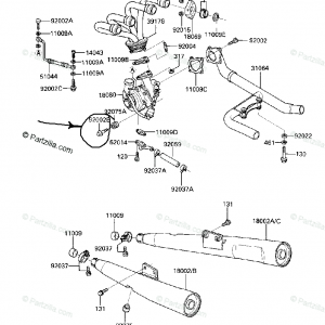 92002-1148 BOLT. GPz750 TURBO-MUFFLERS