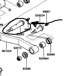 92002-1709 SUSPENSION ARM BOLT