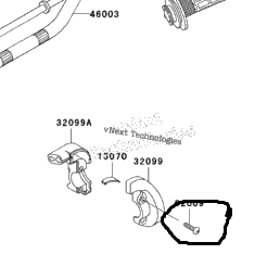92009-1699 SCREW. KLX