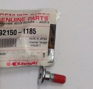 KAWASAKI EX250H1 ZZR250 1990 HANDLEBAR(EX250-H1) BOLT 8 X 20