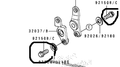 92150-1357 BOLT,FLANGED,12X27