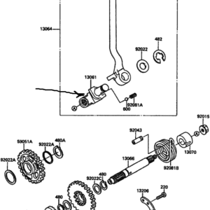13061-1124, BOSS KICK LEVER