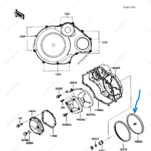 14025-1814 COVER,CLUTCH COVER