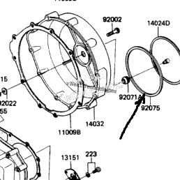 92075-1594 CLUTCH COVER DAMPER