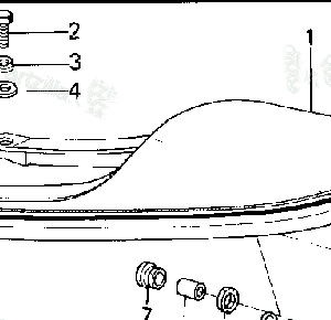 53043-016-4U. COVER, REAR SEAT, C.E.G