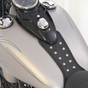 Tank Bibs for Harley-Davidson FL Softail Models. Studded