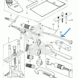 57001-203. GAUGE, FUEL LEVEL. KAWASAKI SPECIAL TOOL