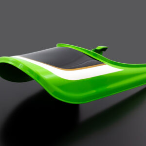 Lime Green × Ebony Long Tail Cowl Z900RS CAFE