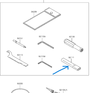 92110-009. WRENCH,BOX,17X21