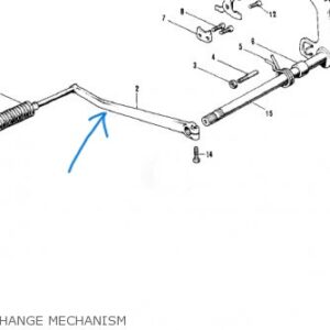 13156-042 PEDAL GEAR CHANGE