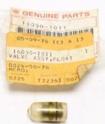 16030-1011 VALVE ASSY, FLOAT