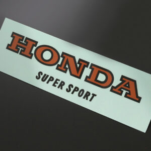 CB400F Tank Sticker (< Orange Letter> for Yellow Tank)