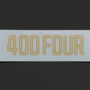 CB400F Side Cover Sticker (Gold Letters)