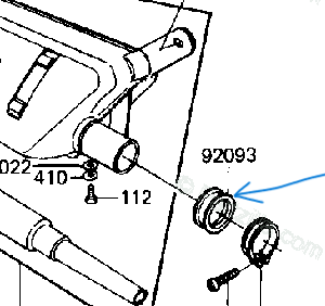 92093-1042 CONNECTOR, BAFFLE TUBE