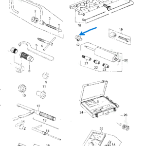 57001-403 ADAPTER, OIL PRESURE GAUGE