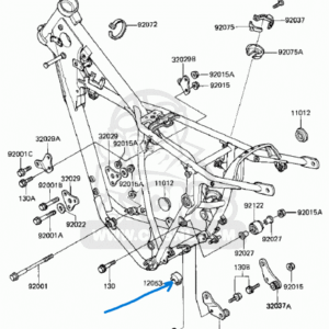 12053-1084. GUIDE, CHAIN FRONT LOWER