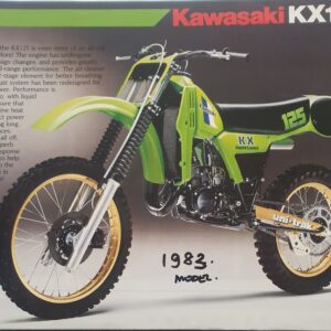 1983 Kawasaki KX125 B2 Sales Brochure