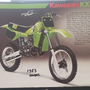 1983 Kawasaki KX80F1 Sales Brochure